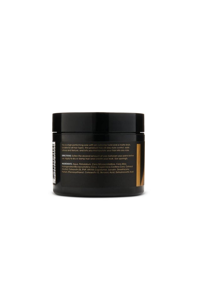 By Vilain By Vilain Gold Digger Hair Wax - Super Strong Hold Matte Finish Clean Cut Look Long Lasting Hair Pomade Easy to Style for Fullness & Texture Smoothing & Slick Hair Molding Wax Paste Gel for Men 65ml  - Image 4