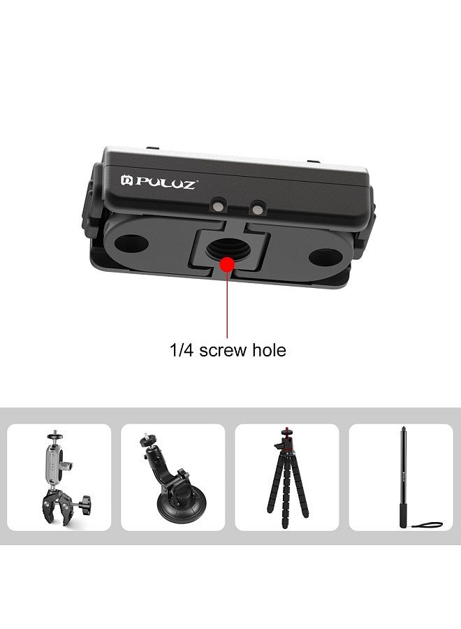 PULUZ Magnetic Quick Release Mount for Sports Camera Magnetic Adapter Mount Aluminum Alloy Replacement for Insta360 Ace/ Ace Pro  - Image 5