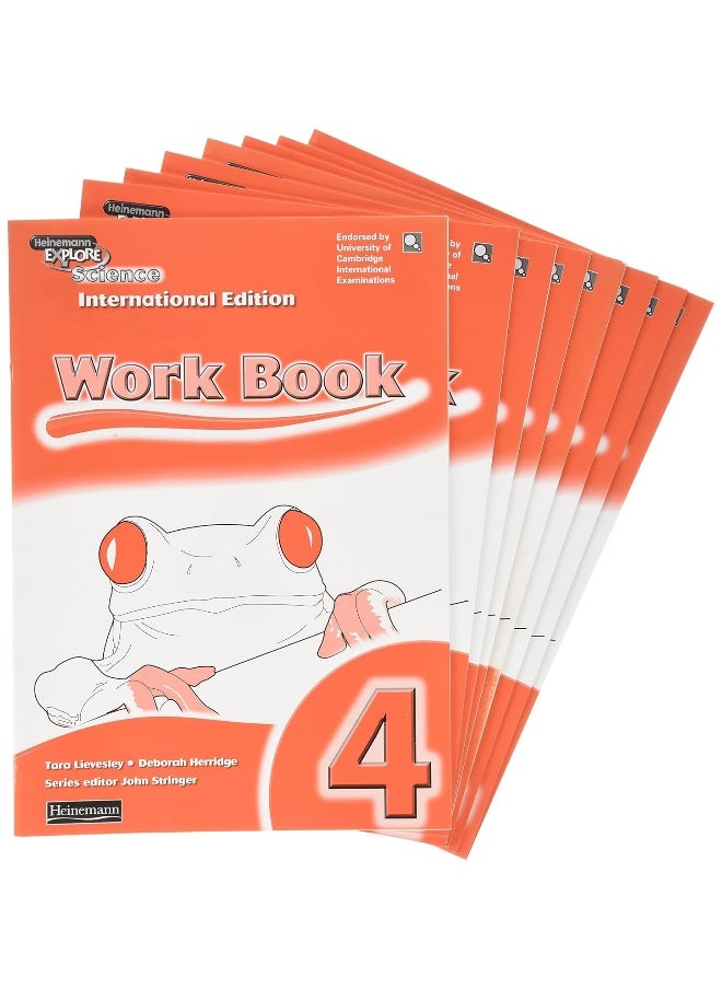 Heinemann Explore Science: Workbook 4 International Edition Pack of 8  - Image 1