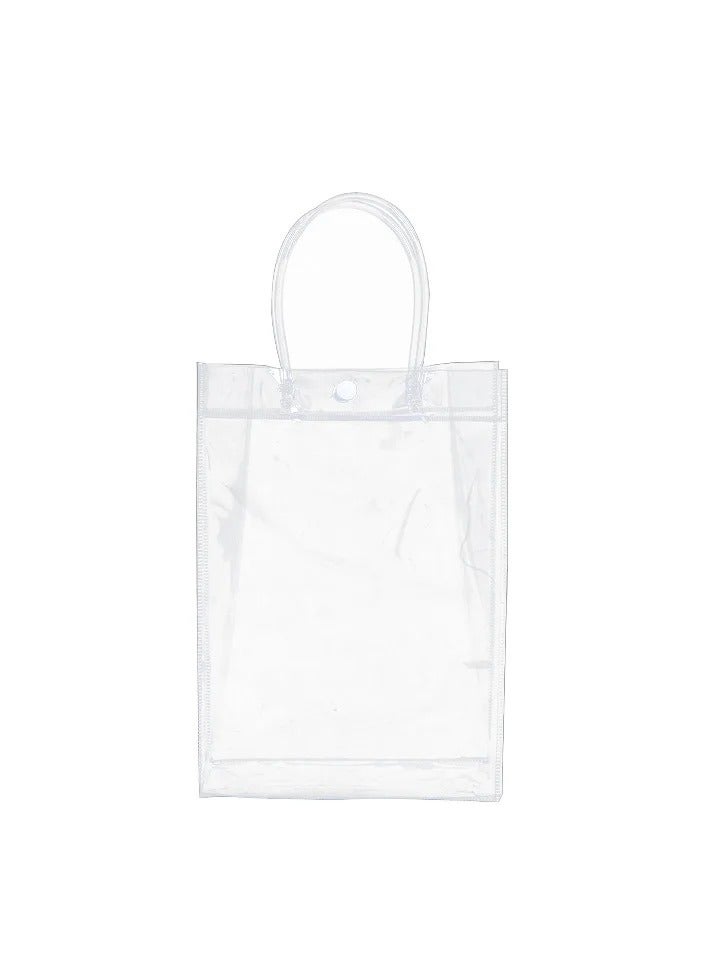Generic Set of 10 Small Transparent Gift Bags, Perfect for Parties, Birthdays, and Special Celebrations  - Image 2