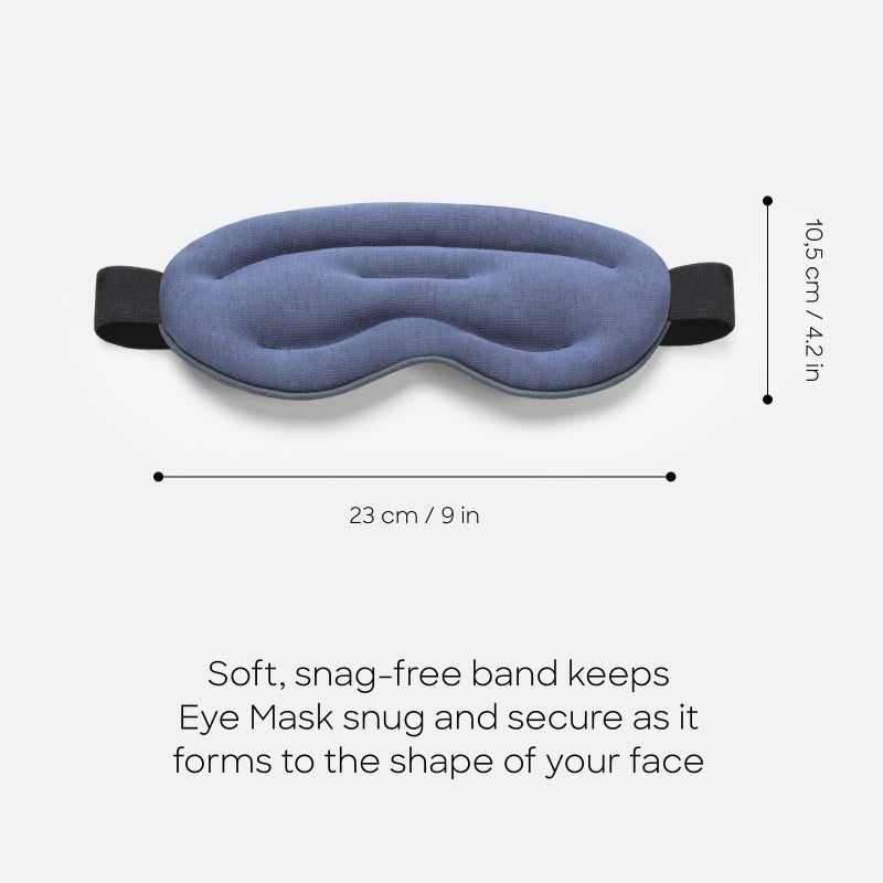 OSTRICH PILLOW Ostrichpillow Hot & Cold Eye Mask - Clay Beads Hot Cold and Compression Therapy for Dark Circles, Eye Bags, Dry Eyes, Headaches, Migraines - Velcro Closure 2 Protective Bags Included - Image 5