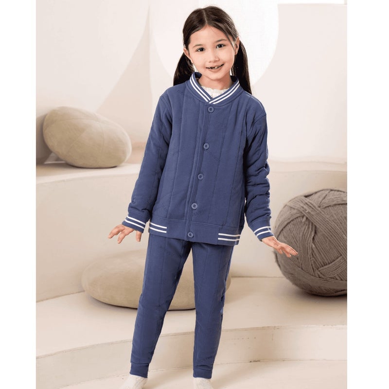 School Uniform Winter Primary School Students Cotton-Padded Coat Inner Container Thickened Cotton-Padded Children'S Cotton-Padded Coat Boys And Girls Baseball Uniform Warm Coat - Image 1