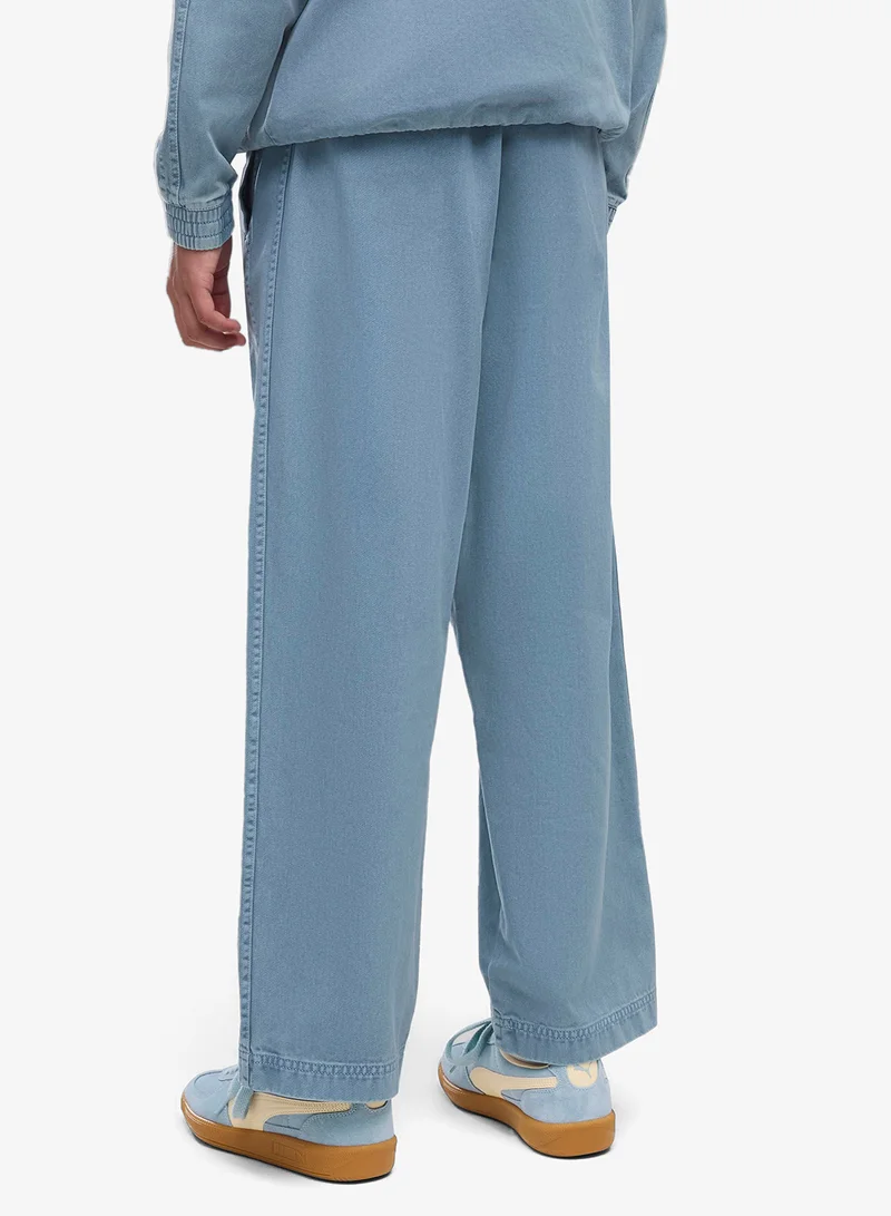 Puma Youth T7 Relaxed Washed Twill Track Pants