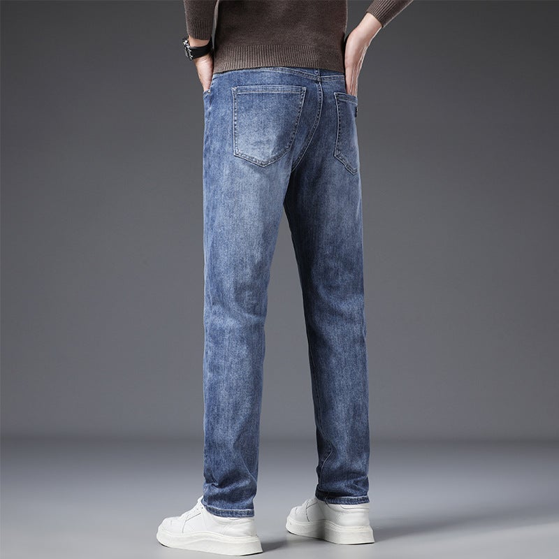 Unisex Classic Denim Jeans Loose Fit Daily Outdoor Wear - Image 5