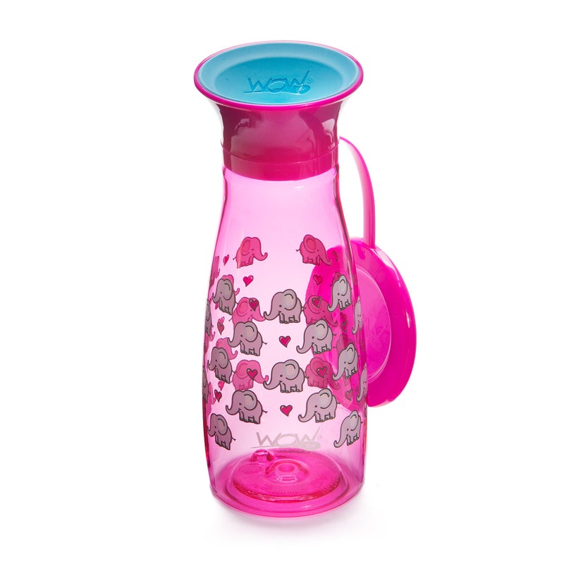 WOW CUP MINI 360 Sippy Cup Pink 12 oz 350 ml