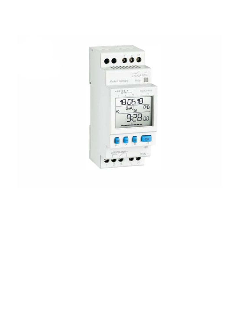 Weekly Programmable Timer Digital 230V Din Rail 170410 Hugo Muller  - Image 3