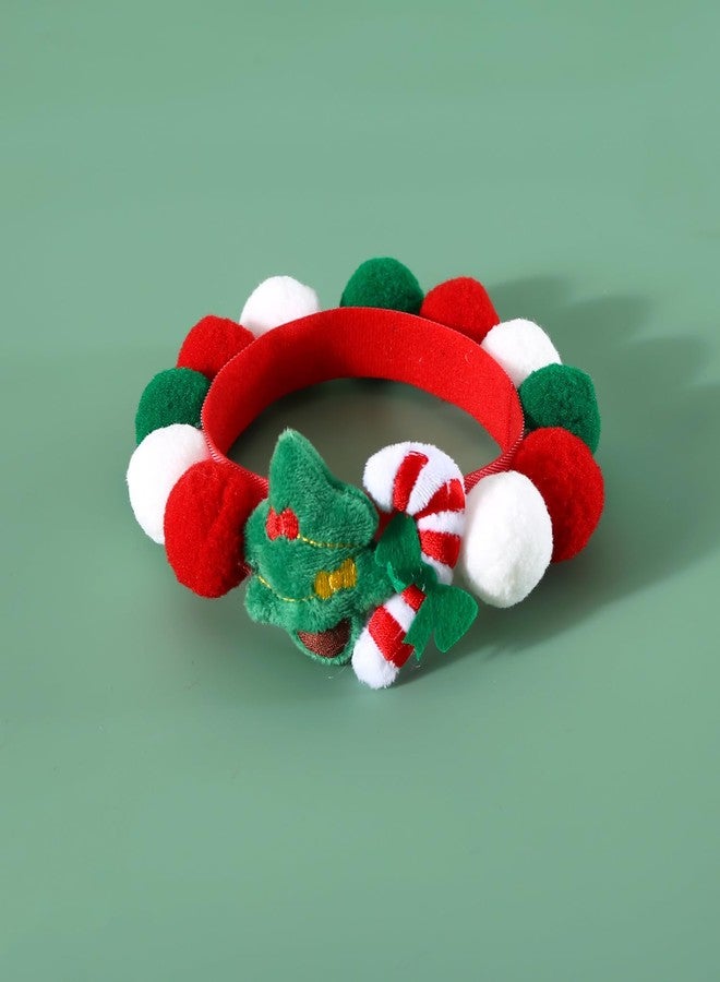 YOOLEETC Christmas Dog Cat Scarf | Christmas Dog Cat Neck Collar | Cat Dog Saliva Towel & Pet Dress-Up Accessories and Pet Parties Dress (Type E) - Image 3