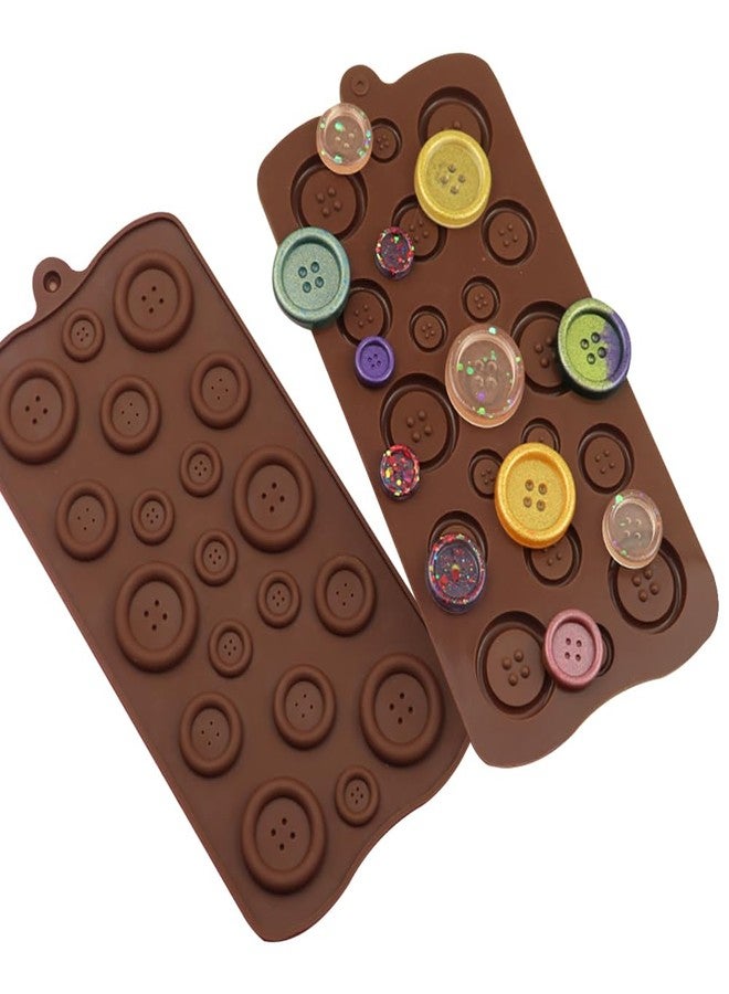 TOPBSFARNY DIY Candy Silicone Mold, Fondant Mold, Chocolate Mold, Candies Craft Chocolate Chip Pudding Cupcake Cake Topper Decoration Cake Decoration tool 3 Sizes Epoxy Mold - Image 2
