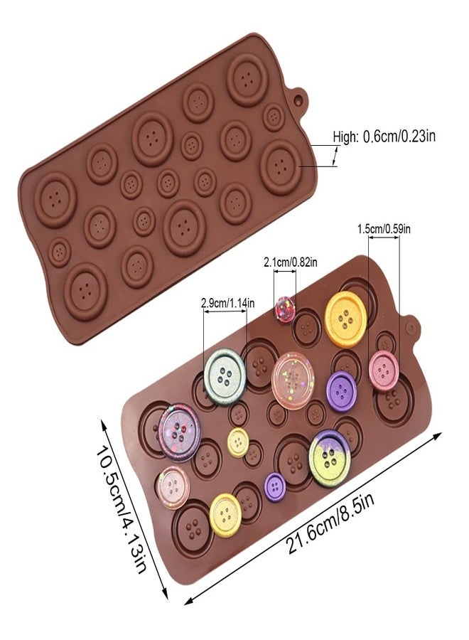 TOPBSFARNY DIY Candy Silicone Mold, Fondant Mold, Chocolate Mold, Candies Craft Chocolate Chip Pudding Cupcake Cake Topper Decoration Cake Decoration tool 3 Sizes Epoxy Mold - Image 3
