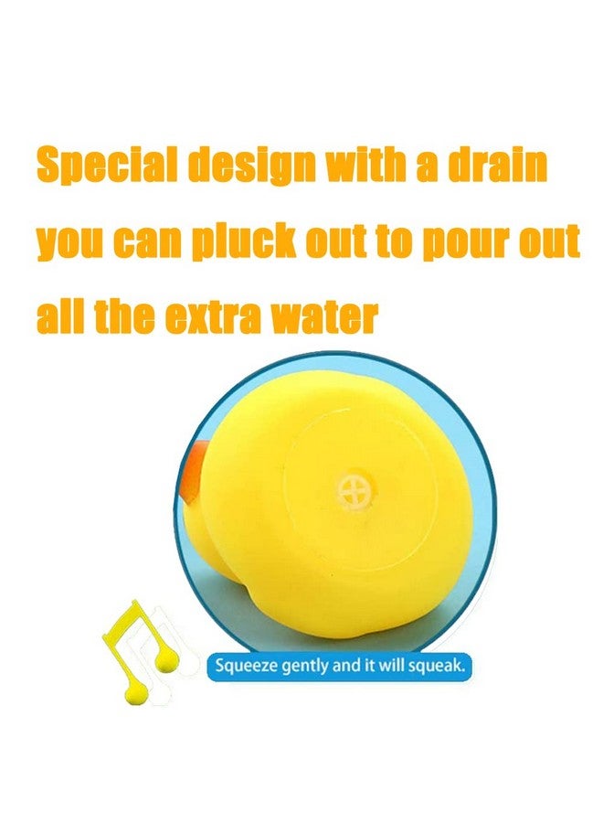FIVOENDAR Bath Duck Toys 9 Pcs Rubber Duck Family Squeak & Float Ducks Baby Shower Toy for Toddlers Boys Girls - Image 5