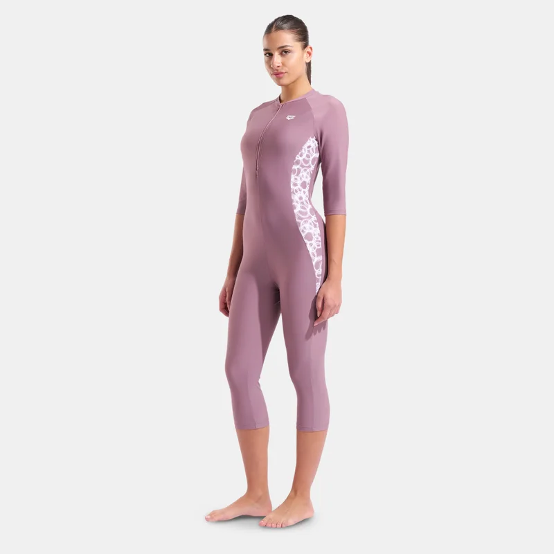 Arena Blue Women's Slimkini 3/4 One-Piece Swimsuit for Women | Best Price UAE