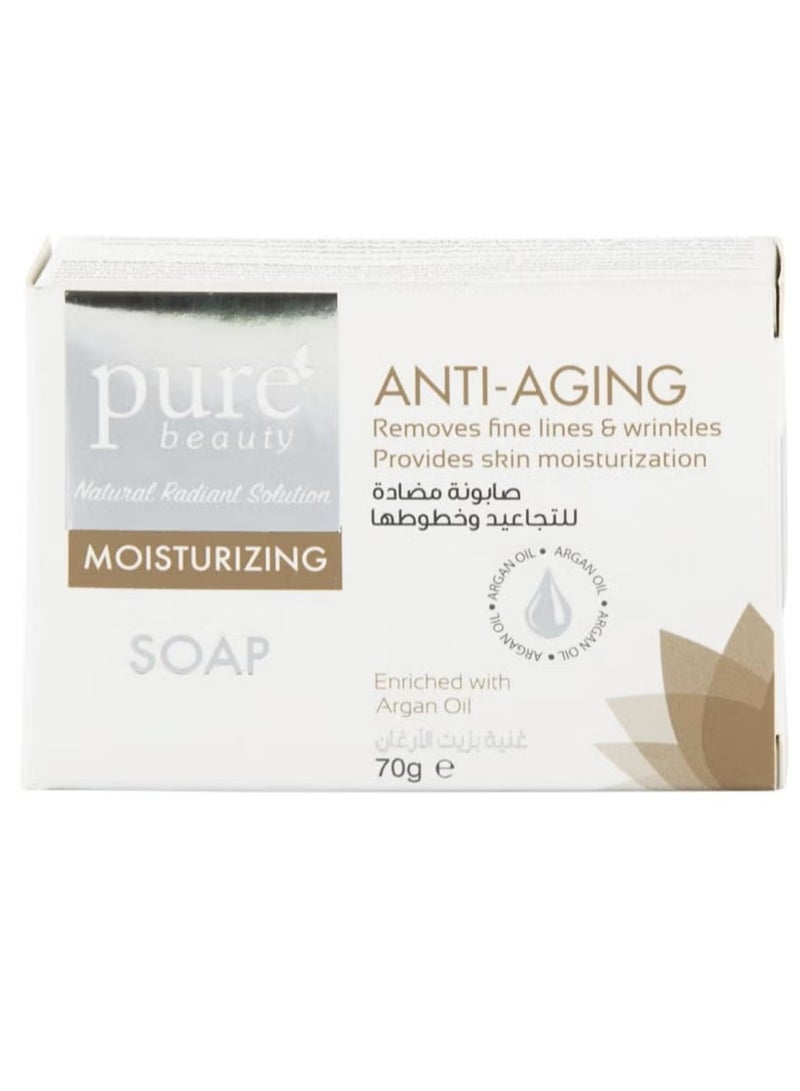 Pure Beauty Anti-Aging Moisturizing Soap 70g