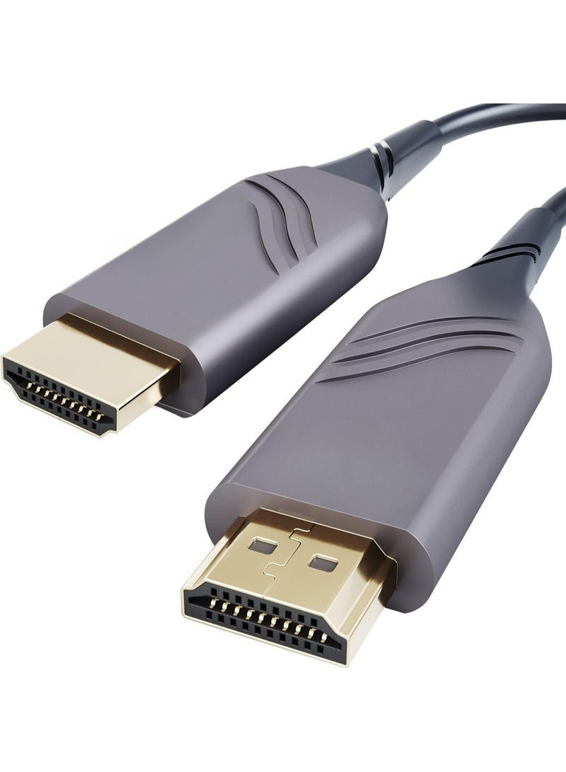 30m 8K HDMI 2.1 Fiber Optic Cable – Ultra High Speed 48Gbps – 8K@60Hz, 4K@120Hz, HDR, eARC, 0% Signal Loss - Image 1
