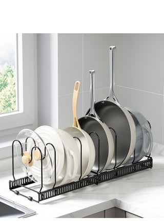ZERIFAM Pot Organizer Rack - Pan Pot Lid Rack Organizer,10 Layer Adjustable Compartment Pot Storage Bracket, Suitable For Placing Pots, Pot Covers, And Cooking Utensils In The Kitchen. - pzsku/ZF8DBEC62C95533CC01FFZ/45/1749261763/10e84dd8-028c-47b5-9105-28ac05161e54