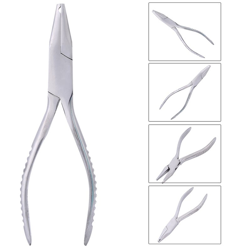 Professional Silver Nose Pad Pliers For Eyeglasses Repair Adjusting And Assembling Tool - Image 5