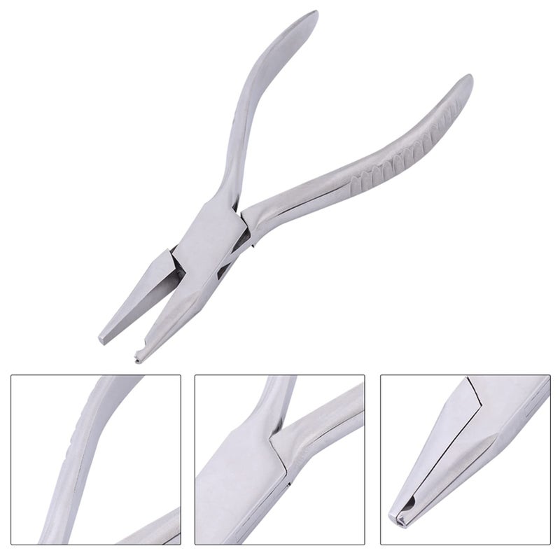 Professional Silver Nose Pad Pliers For Eyeglasses Repair Adjusting And Assembling Tool - Image 3