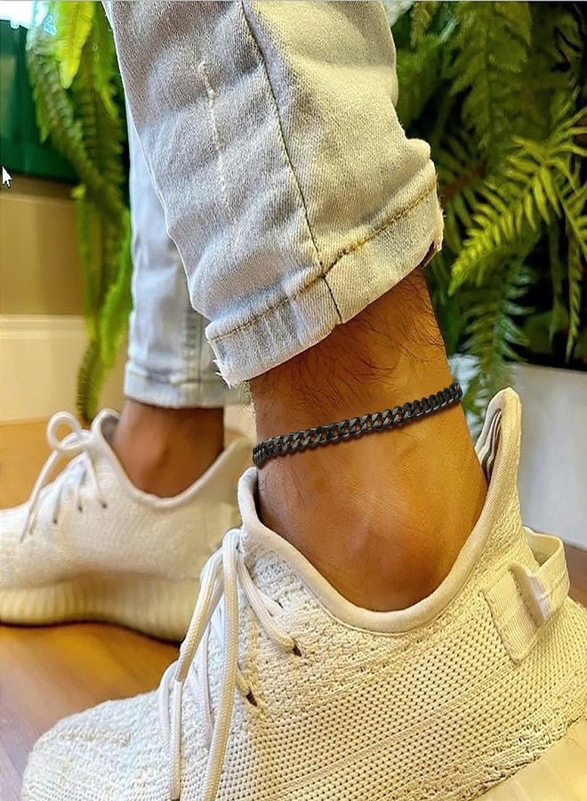PROSTEEL Stainless Steel Chain Anklets for Men Women, Silver/Gold Tone, Ankle Bracelets Hypoallergenic, 8-10.5 Inch Adjustable, Come Gift Box, Metal - Image 5