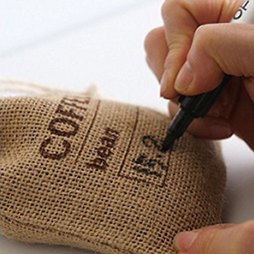 AOBBYBBS Cereals Jute Woven Bundles Coffee Bean Bags Kitchen Sundries Peas Bags Sacks Date Record Natural Burlap Drawstring Reusable (1, S+M+L) - Image 2