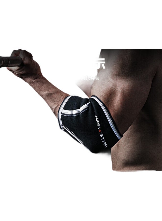 LAURASTAR Lauraxing Powerlifting Elbow Pad, Gym Equipment, Strength Training, Fitness Elbow Guard, Heavy Weight Lifting, Bench Press, L - Image 3