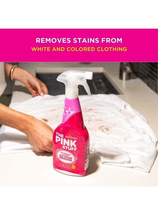 The Pink Stuff - The Miracle Laundry Oxi Stain Remover Spray - 500ml - Image 4