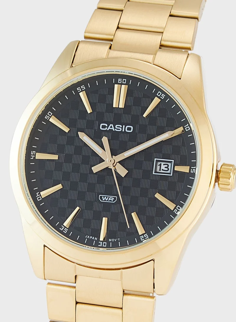 CASIO Mtp-Vd03G-1Audf Enticer Analog Watch