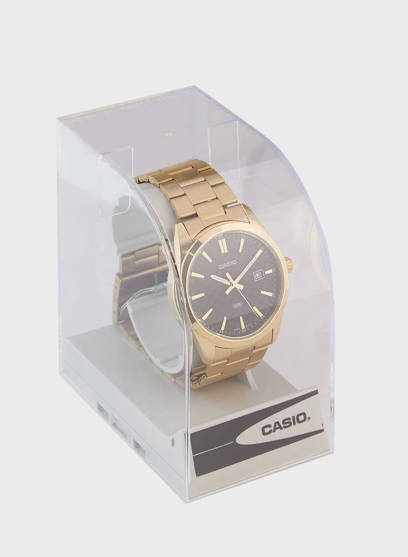 CASIO Mtp-Vd03G-1Audf Enticer Analog Watch