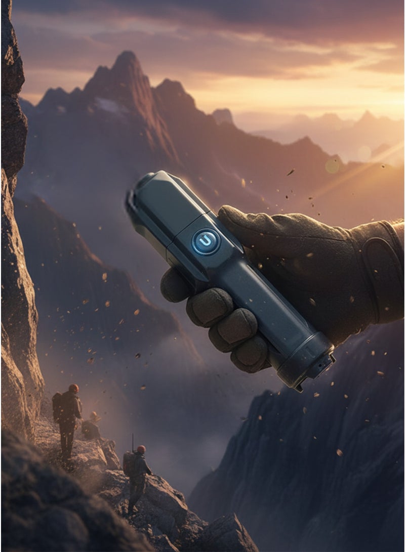 1PCS Outdoor Portable LED Flashlight – USB Rechargeable Zoomable Emergency Torch for Camping, Hiking & Work - Image 2