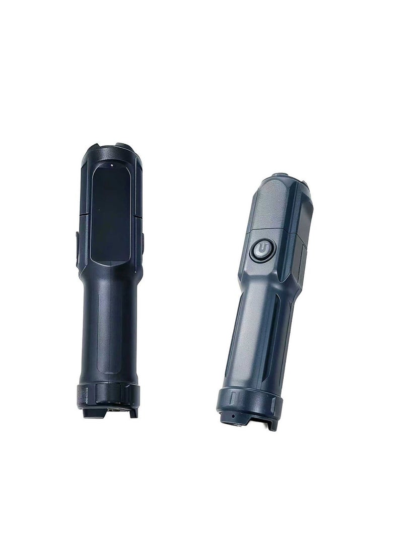 1PCS Outdoor Portable LED Flashlight – USB Rechargeable Zoomable Emergency Torch for Camping, Hiking & Work - Image 3