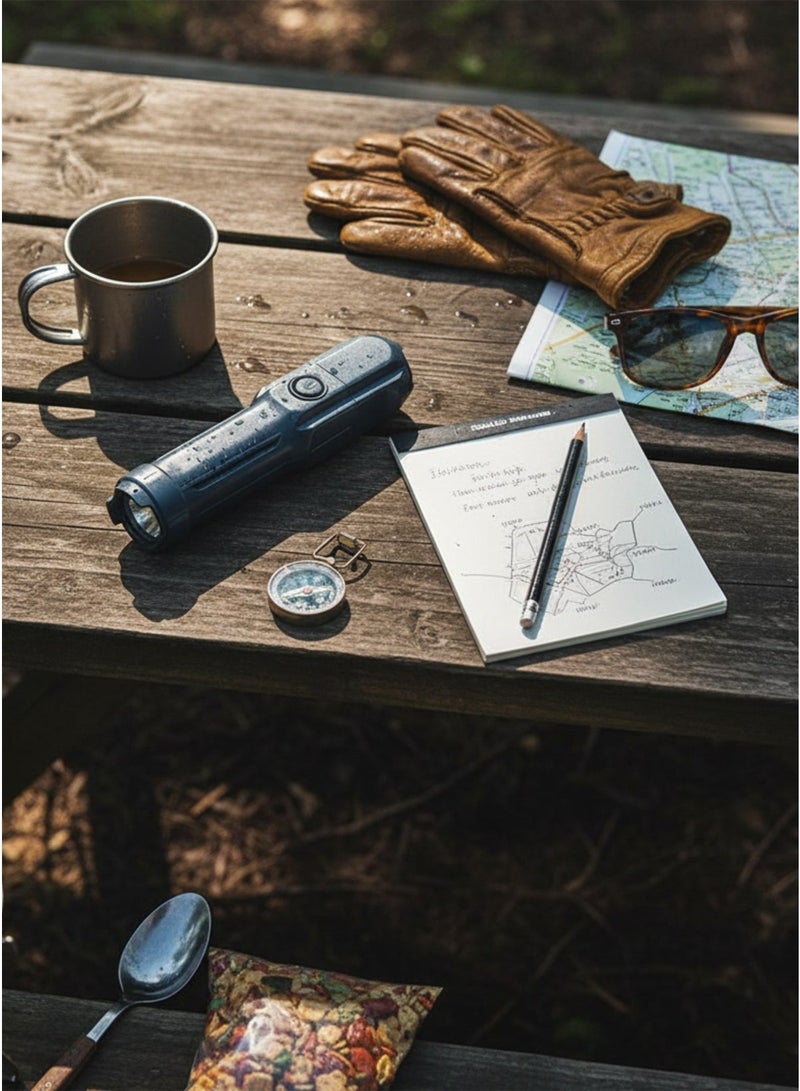 1PCS Outdoor Portable LED Flashlight – USB Rechargeable Zoomable Emergency Torch for Camping, Hiking & Work - Image 5