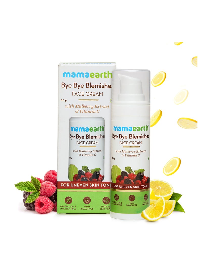 Mamaearth - Bye Bye Blemishes Face Cream Mulberry Extract & Vitmain C - Image 1