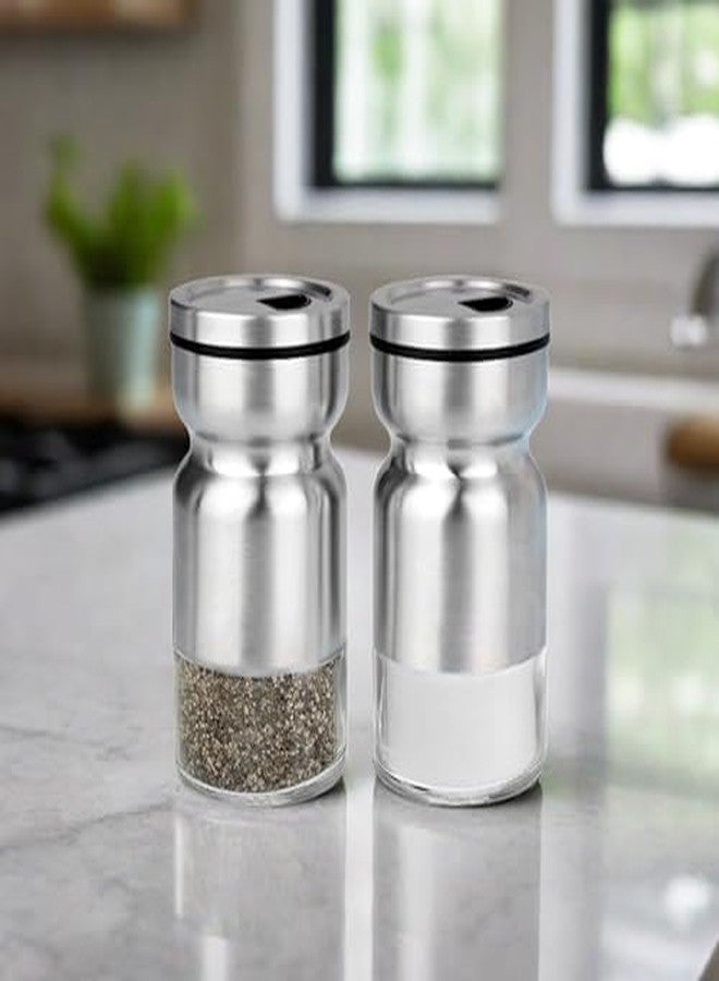 Cuisinox Stainless Steel Salt And Pepper Shakers Set, 4" Each - Image 3