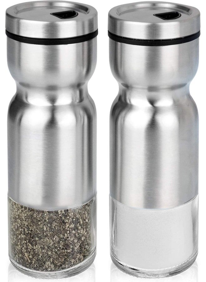 Cuisinox Stainless Steel Salt And Pepper Shakers Set, 4" Each - Image 2