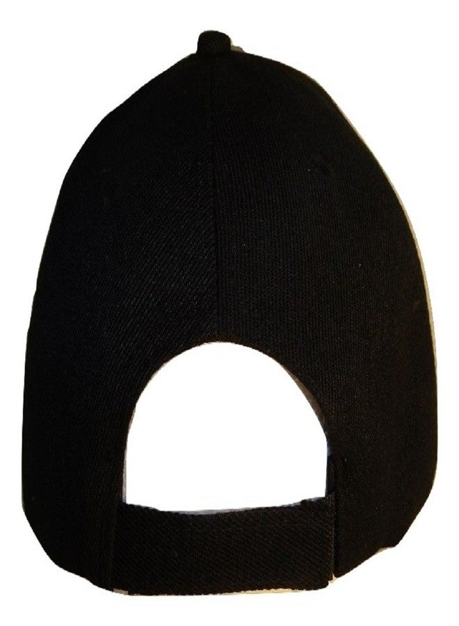 AES Thin Blue Line Patch USA Police Memorial Blue Lives Matter American Black Embroidered Cap Hat Premium Quality Cotton Poly Twill One Size Fits Most - Image 3