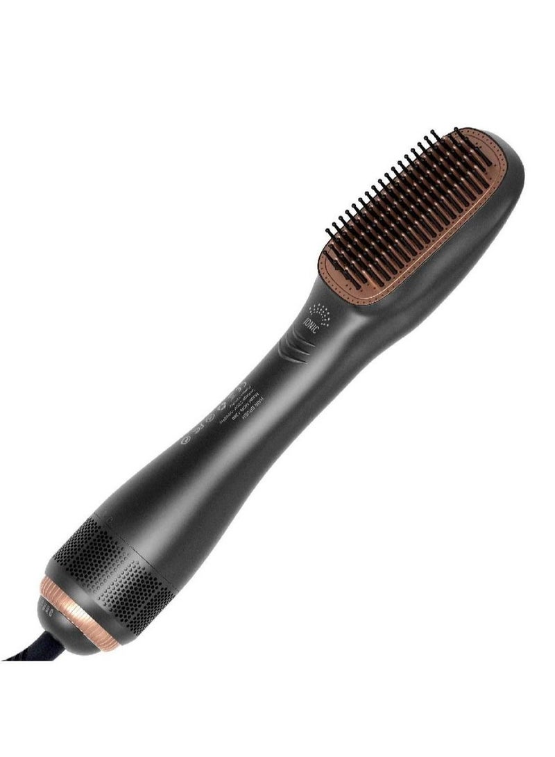 Rabos 2 In 1 Professional Hair Dryer Brush Negative Ion Blow Hair Straightening Hot Air Electric Comb - Image 1
