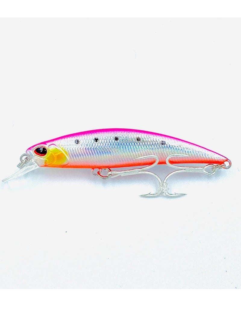 oakura Brute Fishing Lure Bkk Triple Hook - 90Mm Length, 19G Weight, Vibrating Sinking Action, Low Air Resistance Design, 10 Mesmerizing Colors  - Image 1
