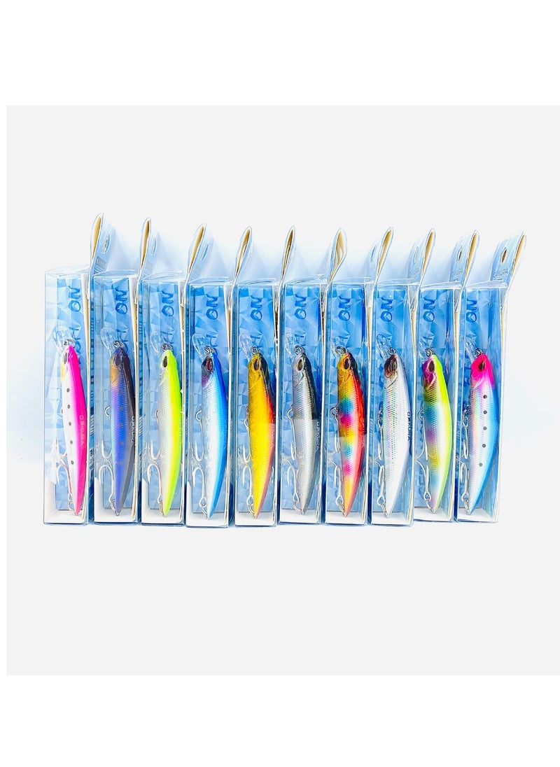 oakura Brute Fishing Lure Bkk Triple Hook - 90Mm Length, 19G Weight, Vibrating Sinking Action, Low Air Resistance Design, 10 Mesmerizing Colors  - Image 5
