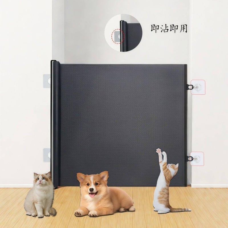 Pet & Kids Folding Safety Barrier - Prevent Animals or Children from Entering Unwanted Places Suitable for Kitchens, Stairs, Rooms, Balconies and Bathrooms Multicolor - Image 4