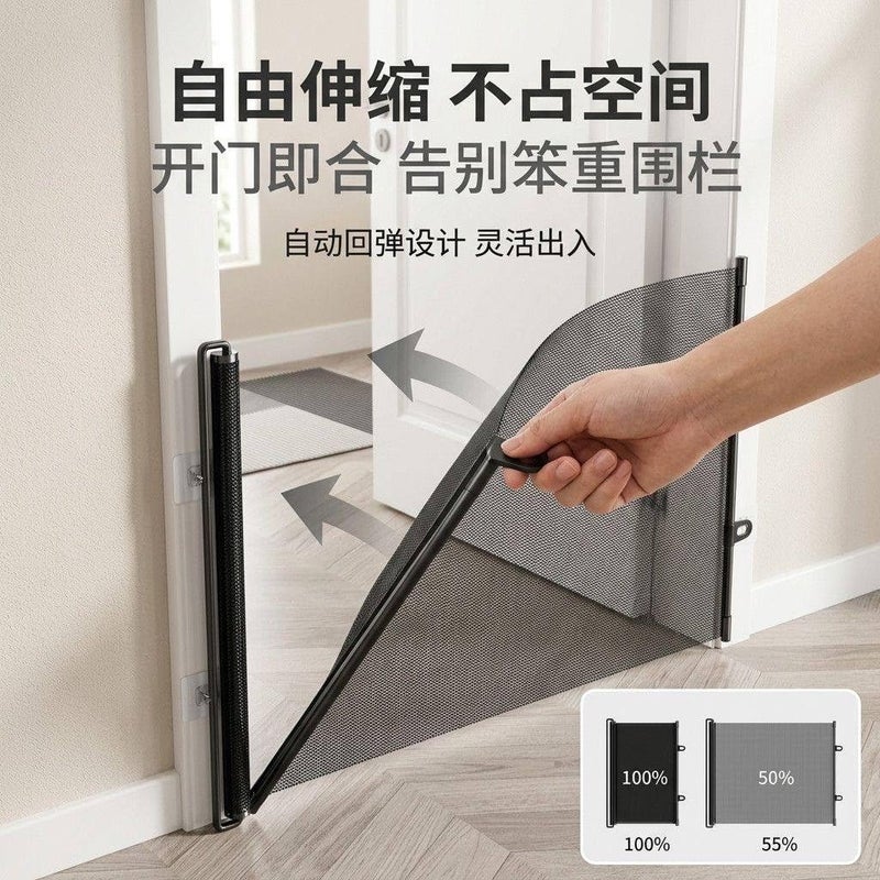 Pet & Kids Folding Safety Barrier - Prevent Animals or Children from Entering Unwanted Places Suitable for Kitchens, Stairs, Rooms, Balconies and Bathrooms Multicolor - Image 2