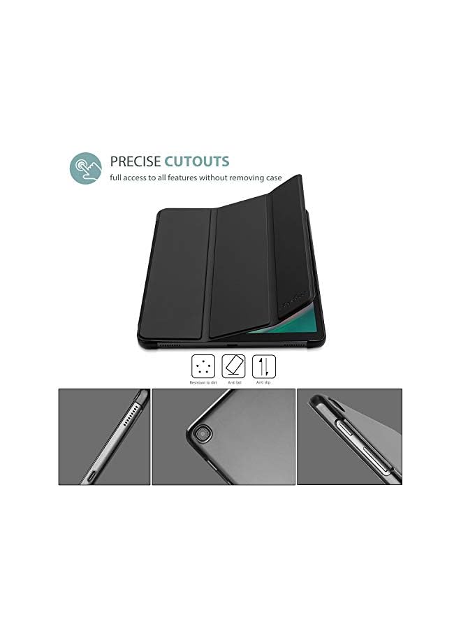 Procases Galaxy Tab A 10.1 Case 2019 Model T510 T515 T517, Slim Lightweight Stand Case Shell Cover For 10.1 Inch Galaxy Tab A Tablet Sm-T510 Sm-T515 Sm-T517 2019 Release -Black - Image 3