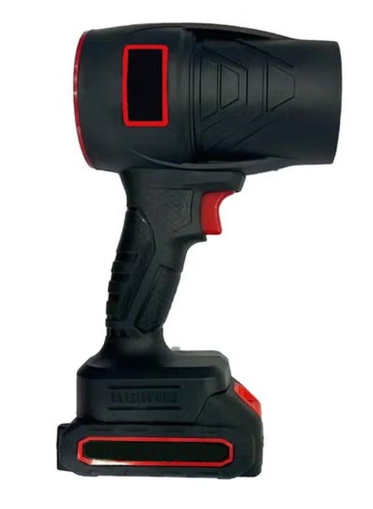 منفاخ هواء توربو قوي 24 فولت، منظف أوراق الشجر والغبار الكهربائي الصناعي، محرك نحاسي عالي السرعة لتنظيف المنزل والفناء وورشة العمل بكفاءة - Image 2