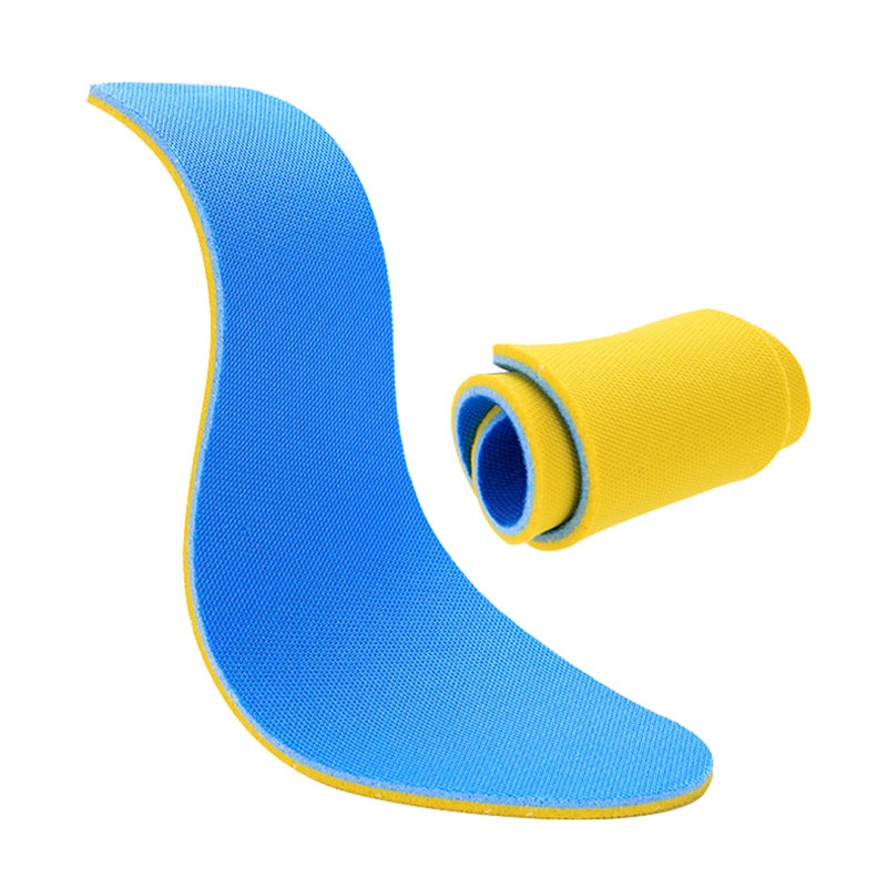 1 Pair Female Insoles Breathable Shoe-pads Sweat Absorption Odor-resistant Shoe Inserts Sports Shoe Cushions (Yellow Size 38) - Image 1