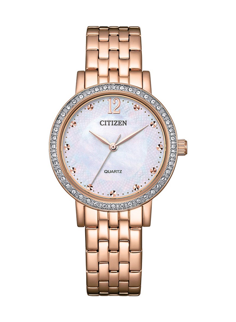 CITIZEN ساعة سيدات سيتيزن AQ ميد EL3108-53D - Image 1