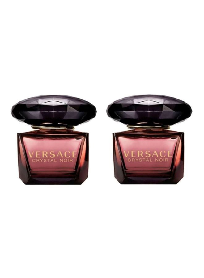 VERSACE Set Of 2 Crystal Noir EDT 5ml 2x5ml - Image 1