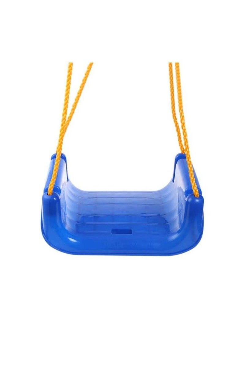 HSM Hanging Swing Chair for Kids - Yellow and Blue - Image 5