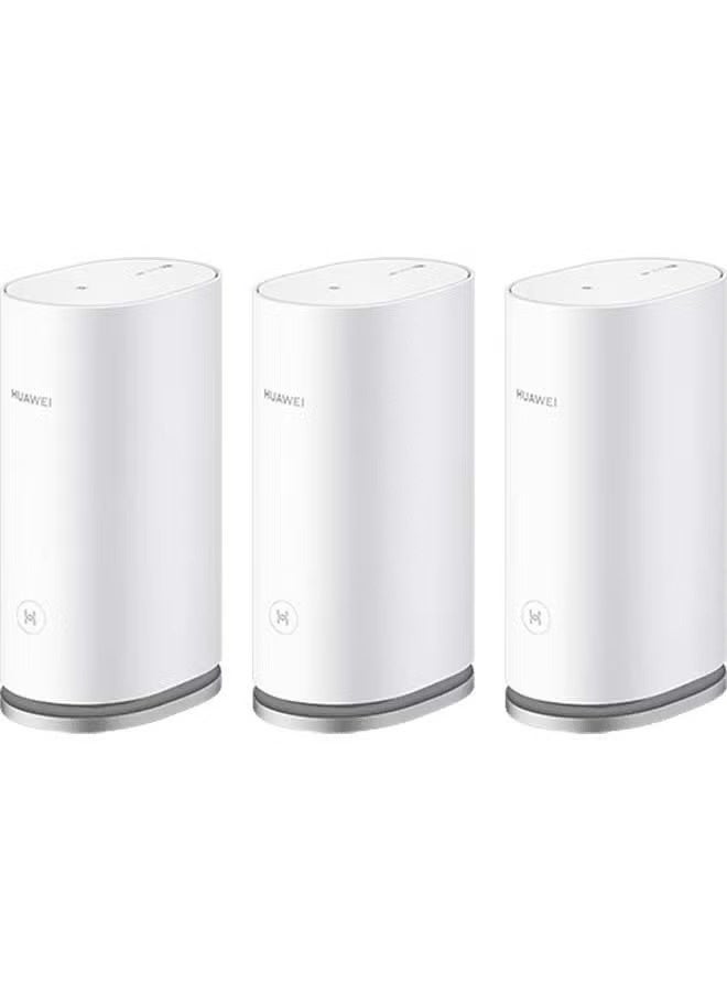HUAWEI WiFi Mesh 3 Pack of 3, HUAWEI Whole-Home Wi-Fi System, HarmonyOS Mesh+, One-Touch Connect, Visualized Wi-Fi Diagnosis, HUAWEI HomeSec Security Protection, HUAWEI AI Life App White - Image 1
