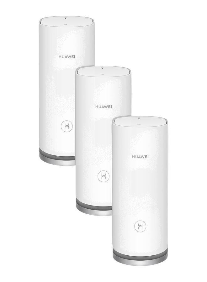 HUAWEI WiFi Mesh 3 Pack of 3, HUAWEI Whole-Home Wi-Fi System, HarmonyOS Mesh+, One-Touch Connect, Visualized Wi-Fi Diagnosis, HUAWEI HomeSec Security Protection, HUAWEI AI Life App White - Image 2