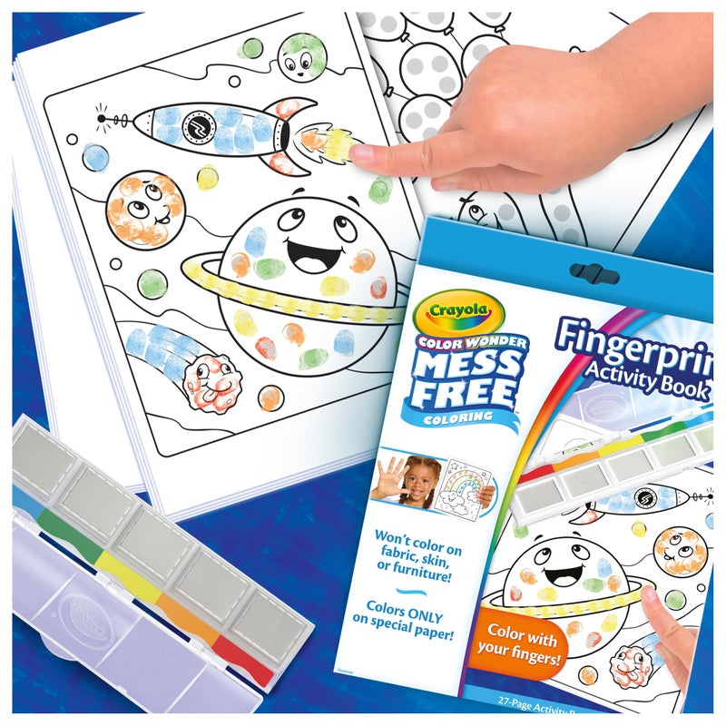 Crayola Color Wonder Mess Free Fingerprint Ink Painting Activity Set, Toddler Finger Painting Alternative, Stocking Stuffers for Kids, Holiday Gifts - Image 5