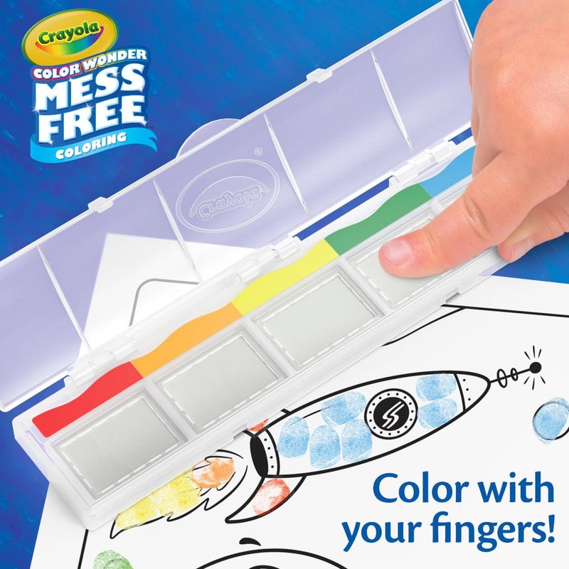 Crayola Color Wonder Mess Free Fingerprint Ink Painting Activity Set, Toddler Finger Painting Alternative, Stocking Stuffers for Kids, Holiday Gifts - Image 3
