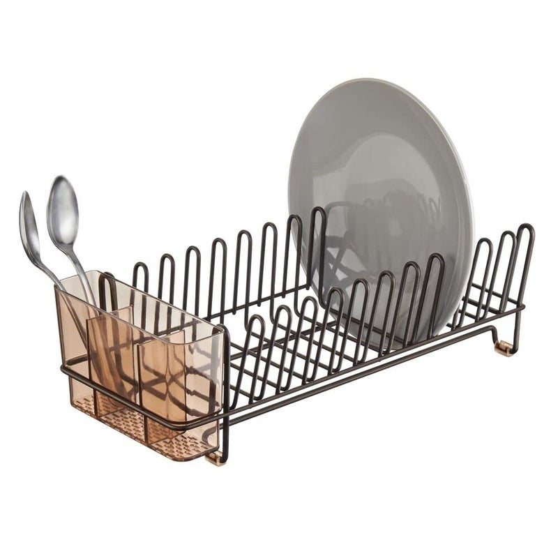 Bronze Metal Plate Drainer MDesign MDesign Kitchen Sink Dish