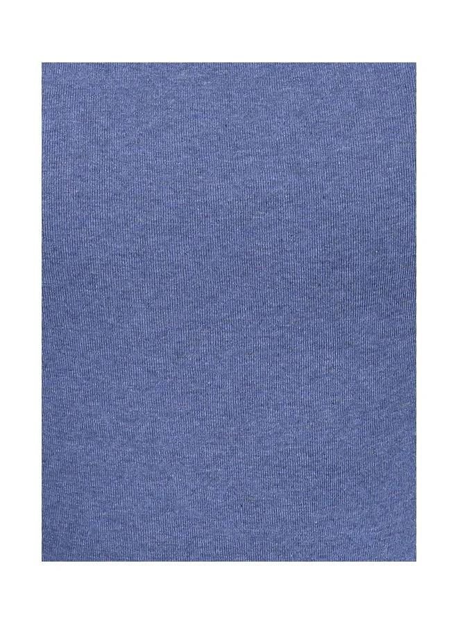 Jockey Light Denim Melange US54 Men Super Combed Cotton Rib Square Neckline Gym Vest with Back Panel Graphic Print Colours and Shoulder Strap for Men | Best Price UAE